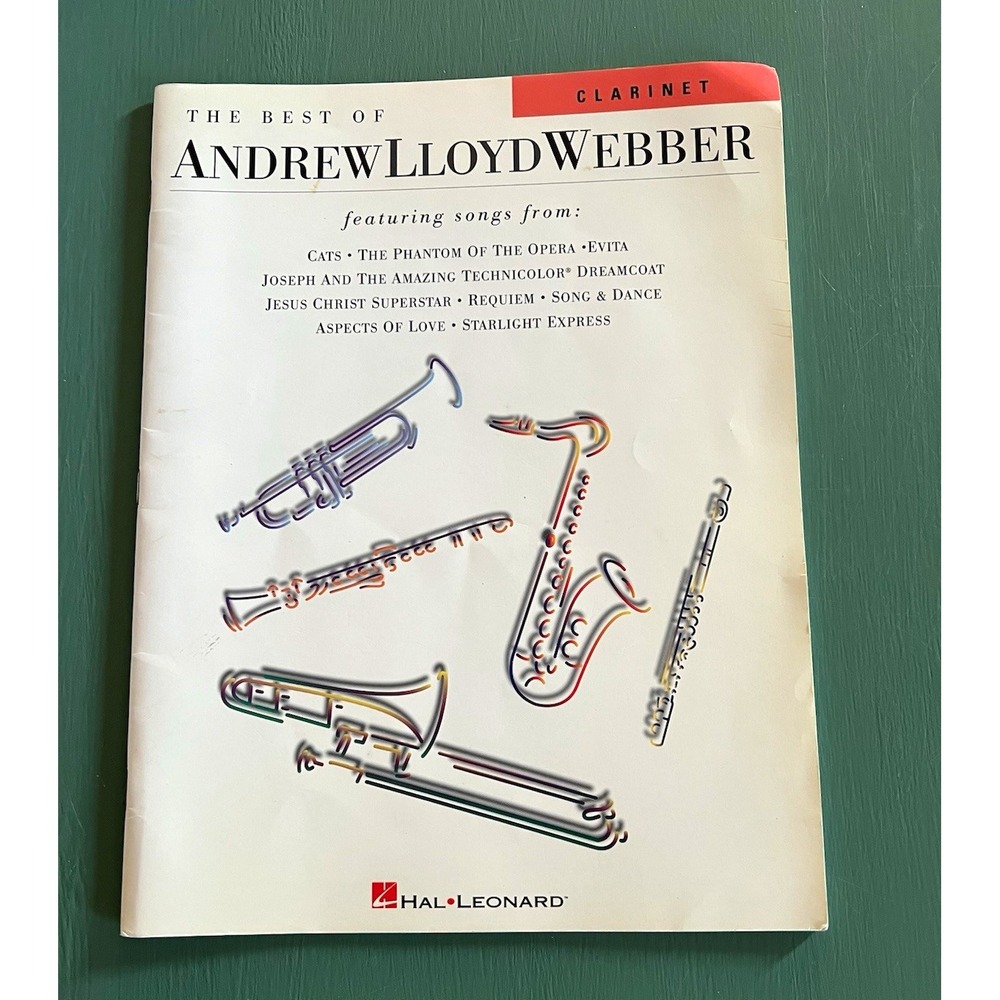 Hal Leonard Best of Andrew Lloyd Webber Clarinet Songbook HL00849940